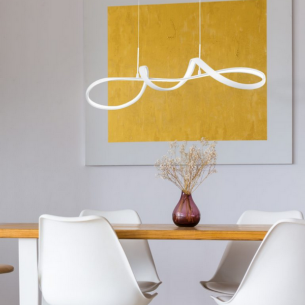 Colgante led PERUGIA metal blanco - Imagen 2