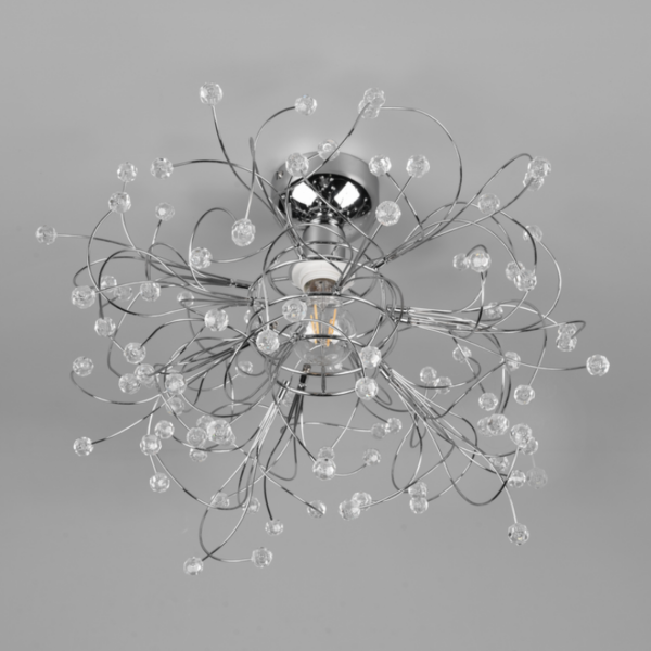 Plafón GLORIA 1x E14 metal cromo - Imagen 2
