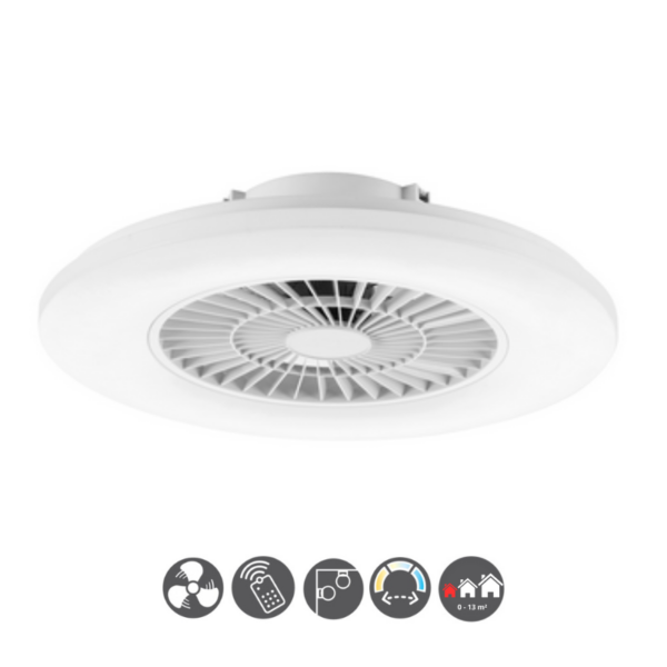 Ventilador plafón WIND opal