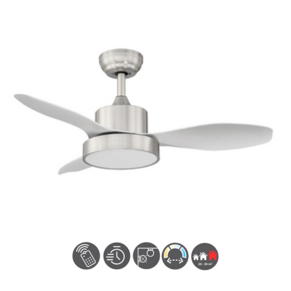 Ventilador RIGA cromo