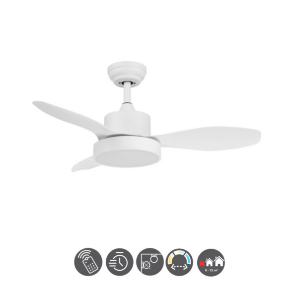 Ventilador RIGA XS blanco