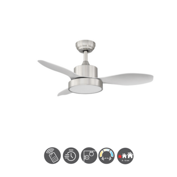 Ventilador RIGA XS cromo