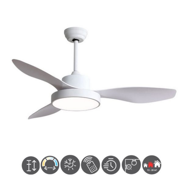 Ventilador HAYATE blanco