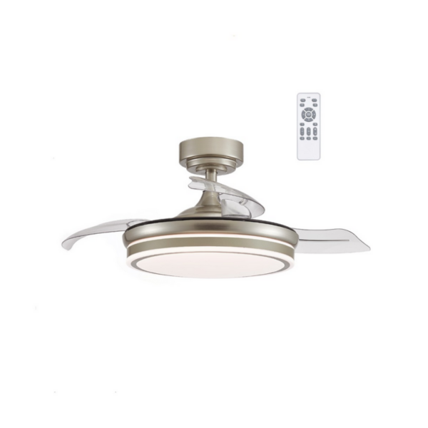 Ventilador FENIX mini cromo mate - Imagen 4