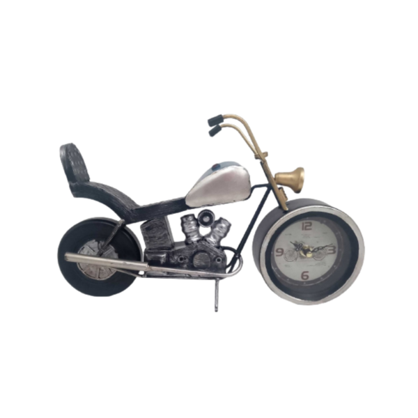 Reloj de motocicleta decorativo de metal