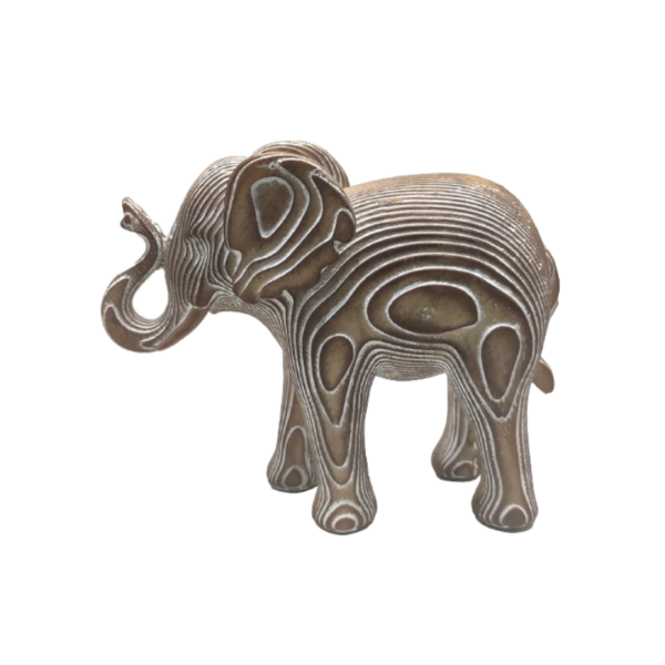 Elefante mediano decorativo de resina