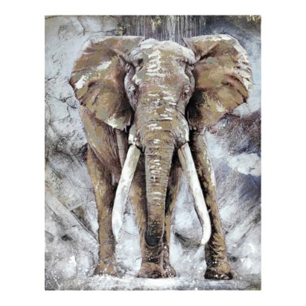 Cuadro decorativo de elefante