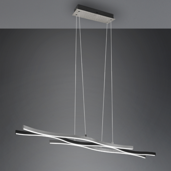 Lámpara colgante BLAZE LED aluminio pulido - Imagen 2