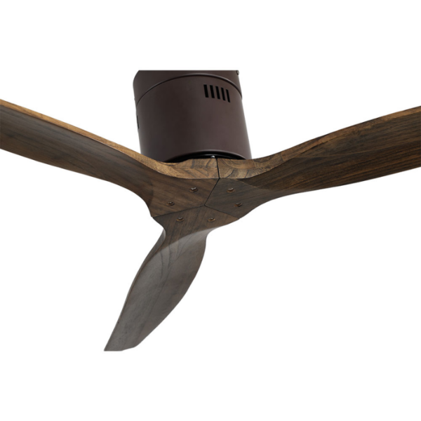 Ventilador AGUILÓN marrón - roble 132cm - Imagen 2