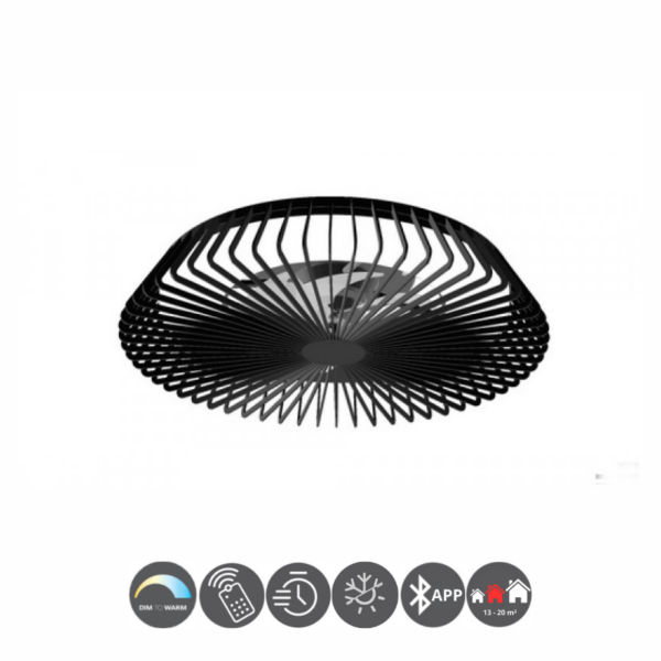 Ventilador plafón HIMALAYA negro