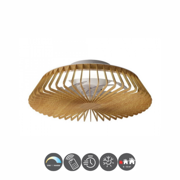 Ventilador plafón HIMALAYA MINI madera