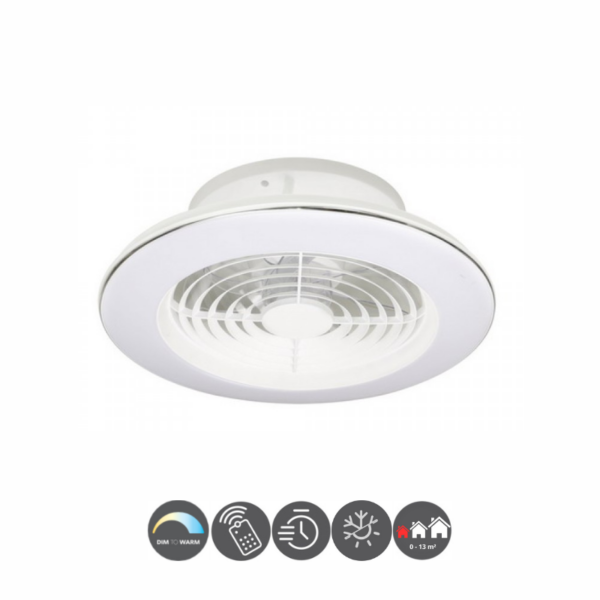 Ventilador plafón ALISIO MINI blanco