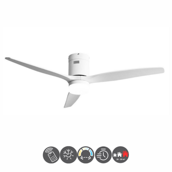 Ventilador AGUILÓN blanco 132cm