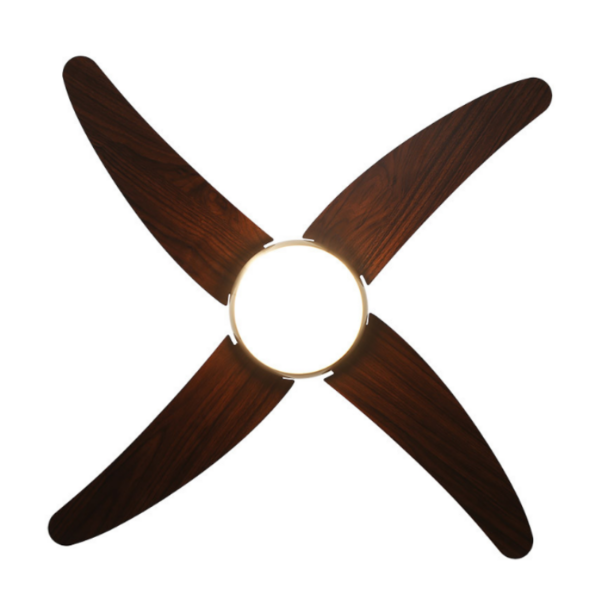 Ventilador KLOD oro - cerezo 117cm - Imagen 3
