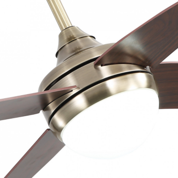Ventilador KLOD oro - cerezo 117cm - Imagen 2