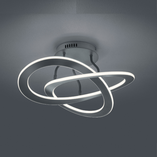 Plafón led OAKLAND antracita - Imagen 2