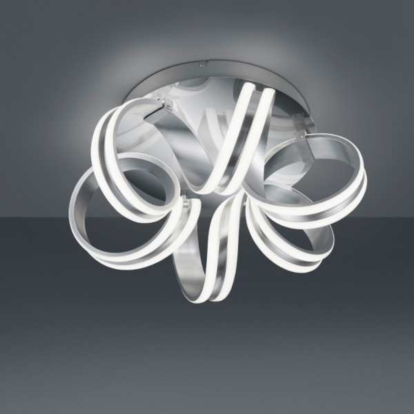 Plafón led CARRERA aluminio pulido - Imagen 2