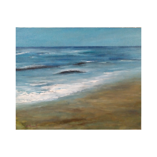 Cuadro PLAYA mediterráneo Carlos Altisent 40x50 cm