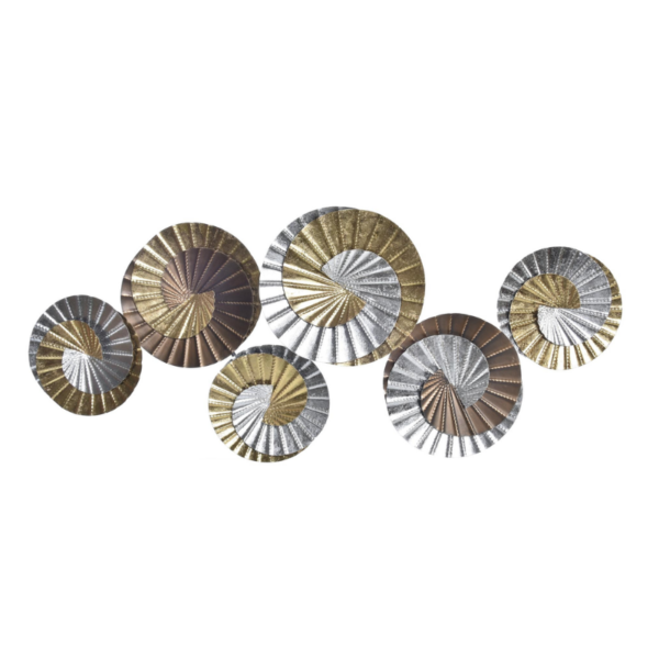 Decoracion pared metal ESPIRAL 104x4,5x43 cm