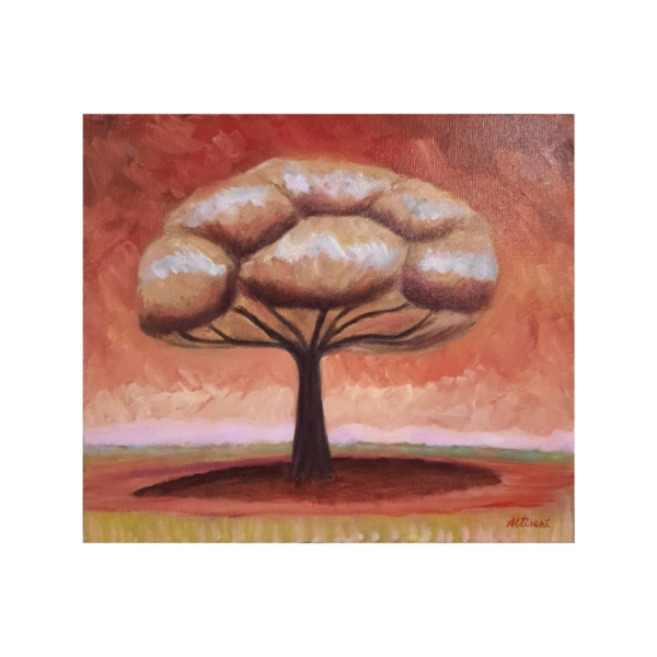 Cuadro ÁRBOL 4 ESTACIONES verano Carlos Altisent 40×50 Cm