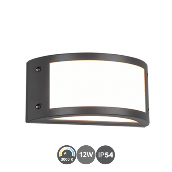 Aplique exterior KENDAL smd led antracita