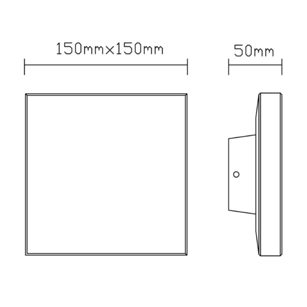 Aplique led BORA 3000k corten - Imagen 2