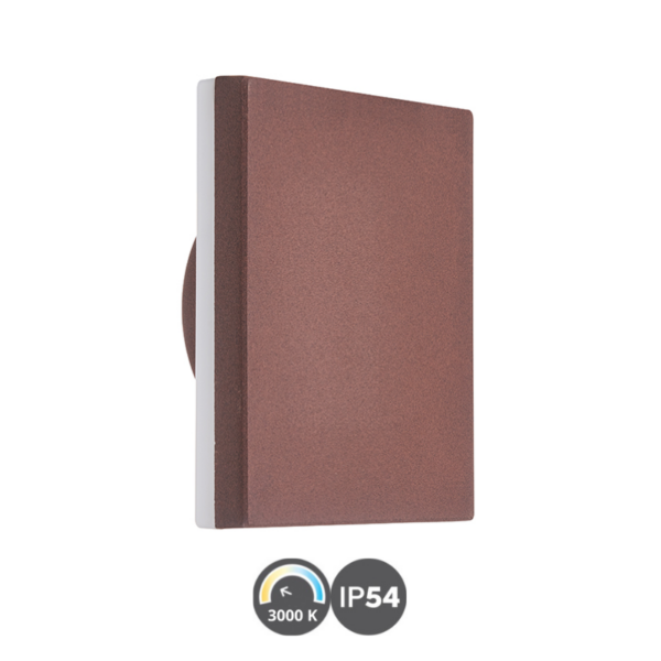 Aplique led BORA 3000k corten