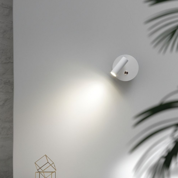 Aplique FOCUS con bateria USB imantado blanco - Imagen 3