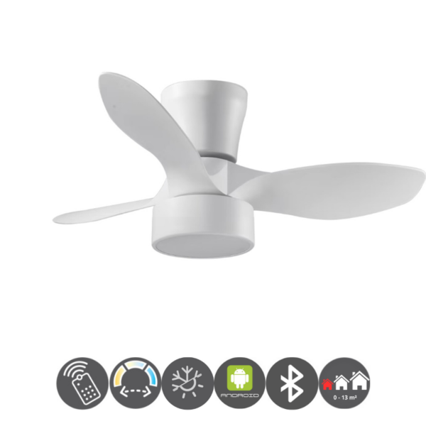 Ventilador Android V109 blanco