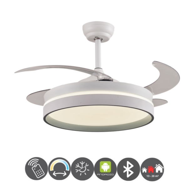 Ventilador Android 2015 desplegable blanco