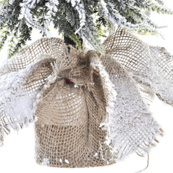 Árbol de Navidad led pvc verde nevado - Imagen 3