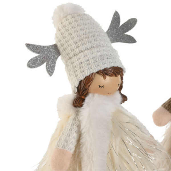 Muñeca poliéster 45cm blanca - Imagen 2
