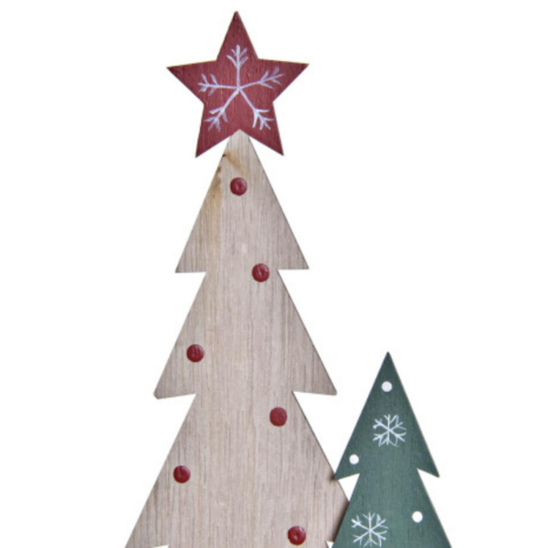 Figura árboles de Navidad MDF - Imagen 3