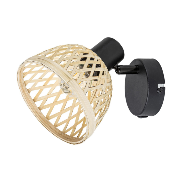 Aplique RATTAN E27con interruptor - Imagen 4