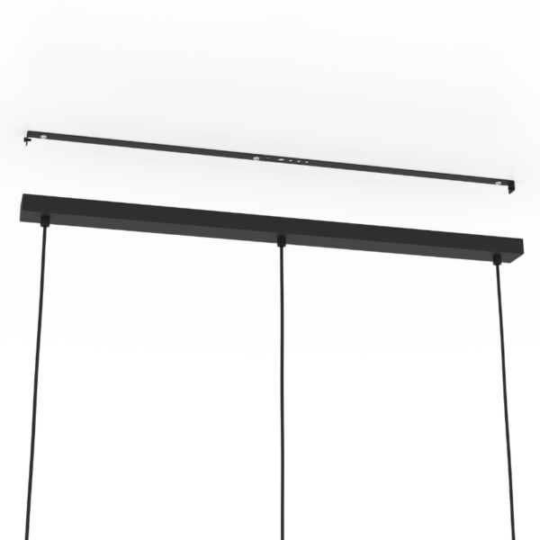 Colgante ROMAZZINA 3x E27 negro - Imagen 3